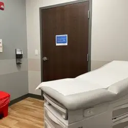 Patient receiving cold and flu treatment at Premier Urgent Care Clinic